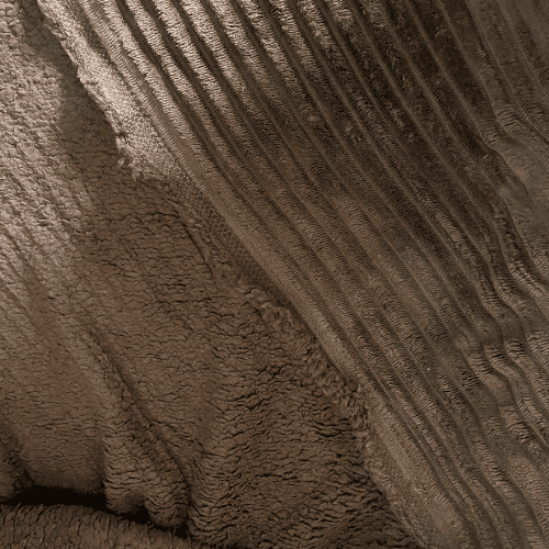 Sherpa Canelada - Marrom - 2,50m de Largura