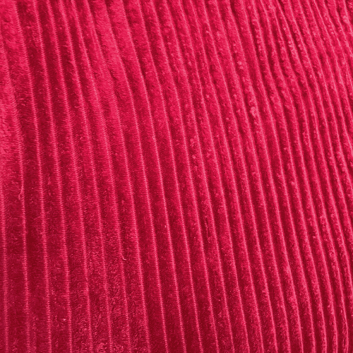 Sherpa Canelada - Vermelho Escuro - 2,50m de Largura