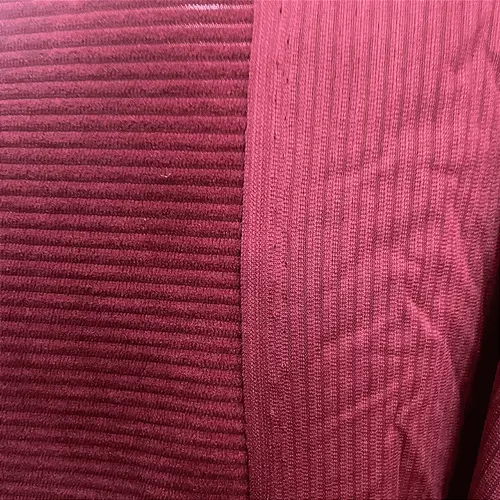 Tecido Veludo Cotelê com Elastano - Marsala - 1,50m de Largura | Estrutura, Conforto e Estilo Retrô-Chic