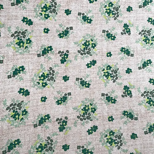 Viscolycra Estampada - Botão Floral Verde