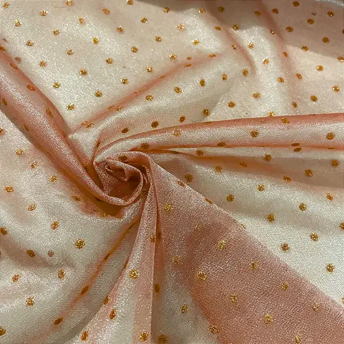 Tule Poá Brilhante - Rose - 1,50m de Largura