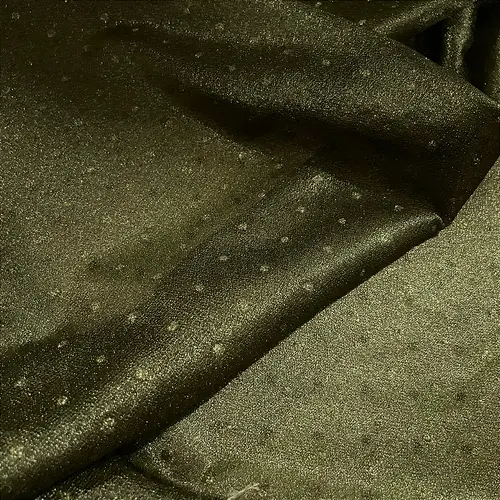 Tule Poá Brilhante - Verde Militar - 1,50m de Largura