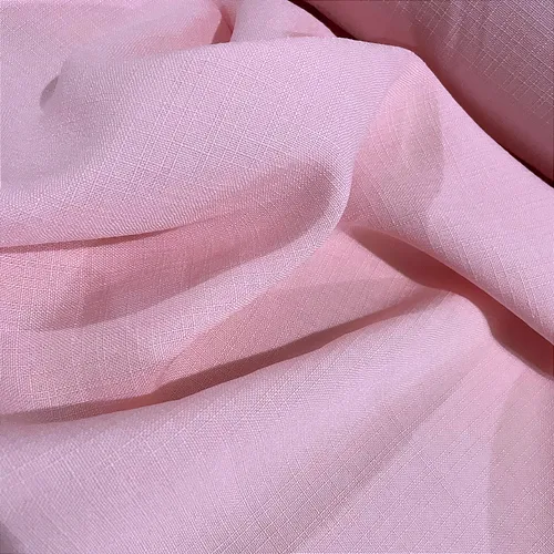 Linho Tinto Melange - Rosa Claro - 1,50m de Largura