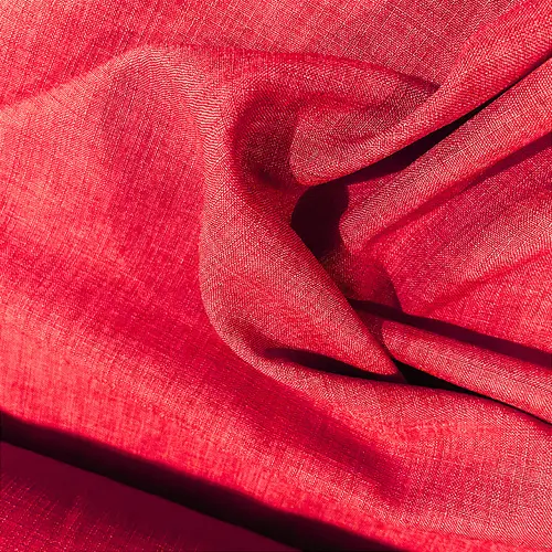 Linho Tinto Melange - Vermelho - 1,50m de Largura