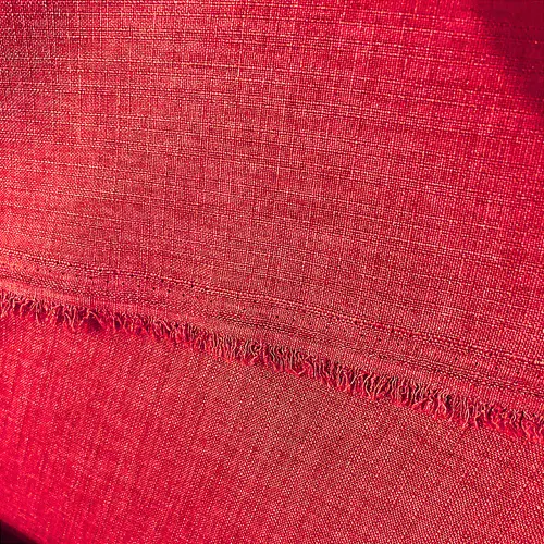 Linho Tinto Melange - Vermelho - 1,50m de Largura