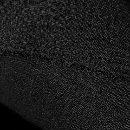 Linho Tinto Melange - Preto - 1,50m de Largura