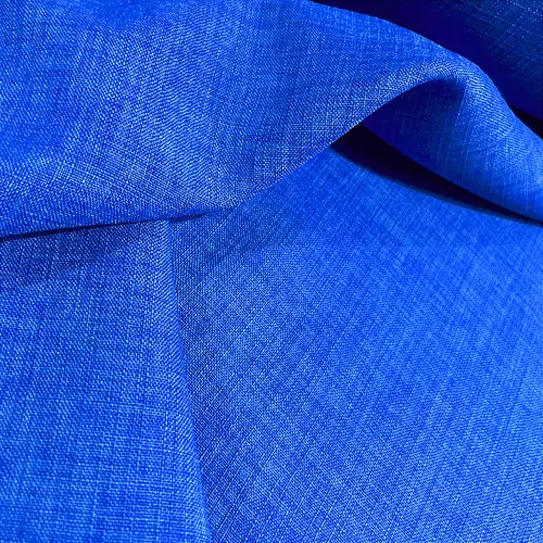 Linho Tinto Melange - Azul Royal - 1,50m de Largura