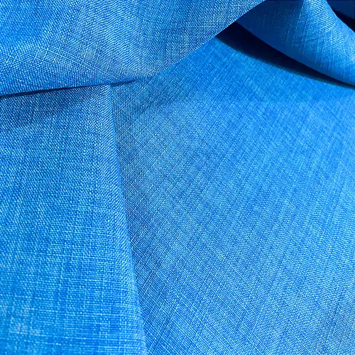 Linho Tinto Melange - Azul Turquesa - 1,50m de Largura