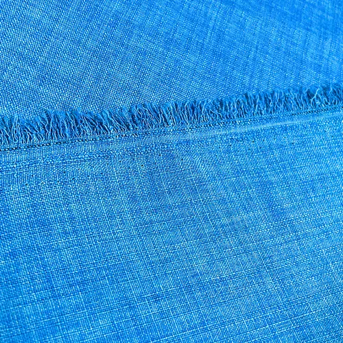 Linho Tinto Melange - Azul Turquesa - 1,50m de Largura