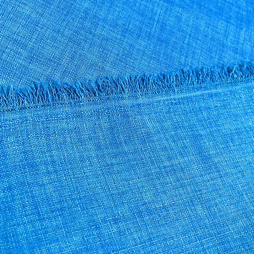 Linho Tinto Melange - Azul Turquesa - 1,50m de Largura