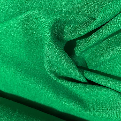 Linho Tinto Melange - Verde Bandeira - 1,50m de Largura