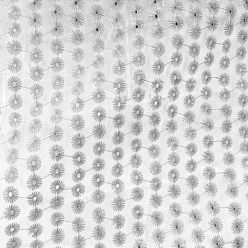 Laise Bordado Austríaco - Pontos Branco - 1,30m de Largura