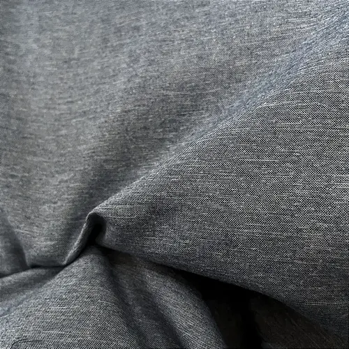 Percal 300 Fios Melange Poliéster - Cinza Escuro - 2,50m de Largura