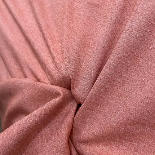 Percal 300 Fios Melange Poliéster - Rosa - 2,50m de Largura