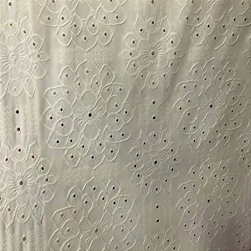 Malha Laise Vitral Floral - Off White - 1,60m de Largura