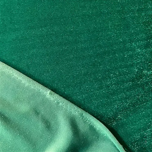 Tecido Veludo Cristal - Verde Tiffany - 1,50m de Largura