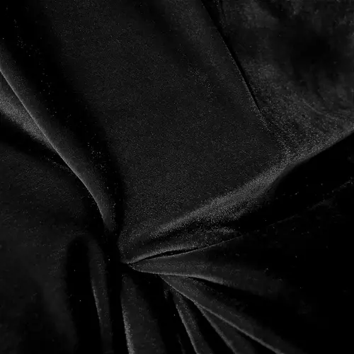 Tecido Veludo Cristal - Preto - 1,50m de Largura
