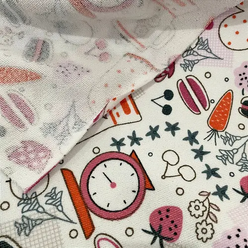 Atoalhado Estampado Felpudo - Cozinha - 1,47m de Largura