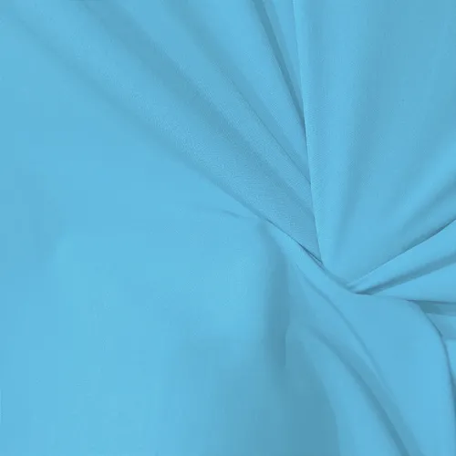 Crepe Salina - Azul Claro - 1,50m de Largura