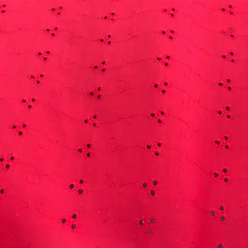 Laise Bordado 100% Poliéster - Pink - 1,45m de Largura