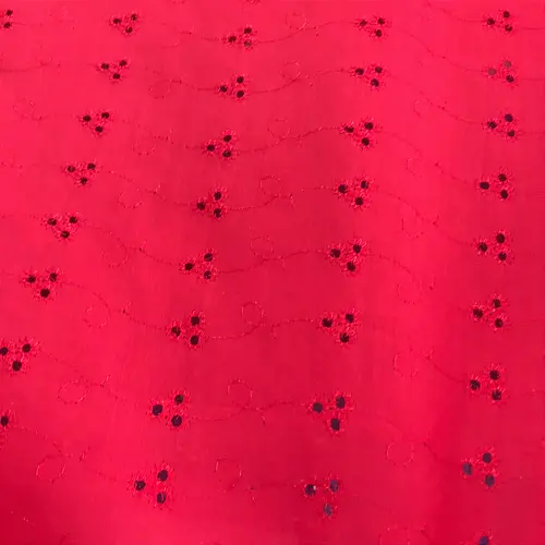 Laise Bordado 100% Poliéster - Pink - 1,45m de Largura