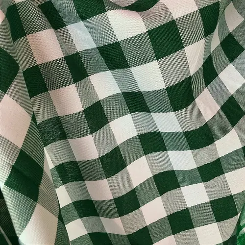 Tecido Oxford Xadrez 2cm - Verde Escuro - 1,50m de Largura