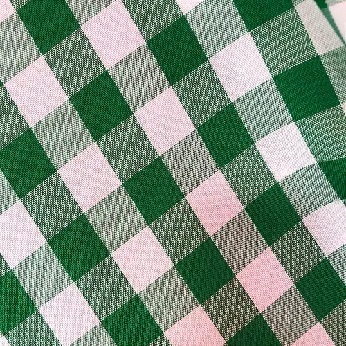 Tecido Oxford Xadrez 2cm - Verde Bandeira - 1,50m de Largura