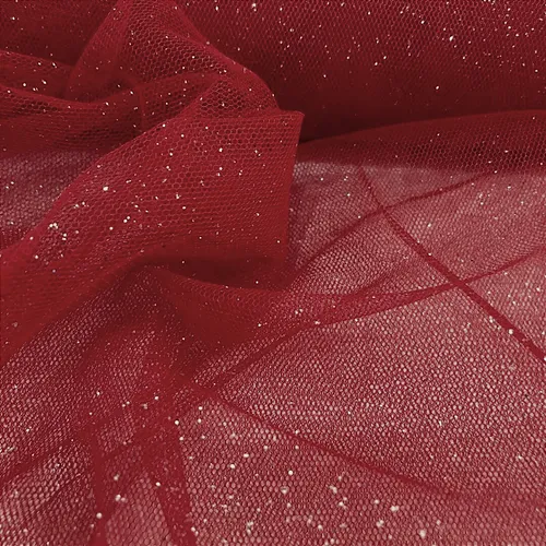 Tule Glitter - Marsala - 1,47m de Largura