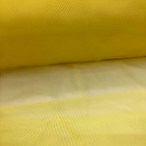Tecido Filó Tule Para Armação - Amarelo - 2,80m de Largura