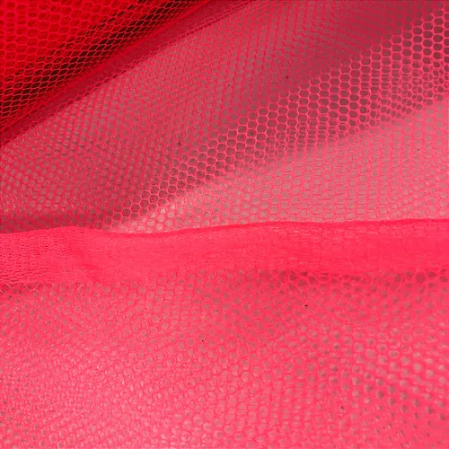 Tecido Filó Tule Para Armação - Rosa Neon - 2,80m de Largura