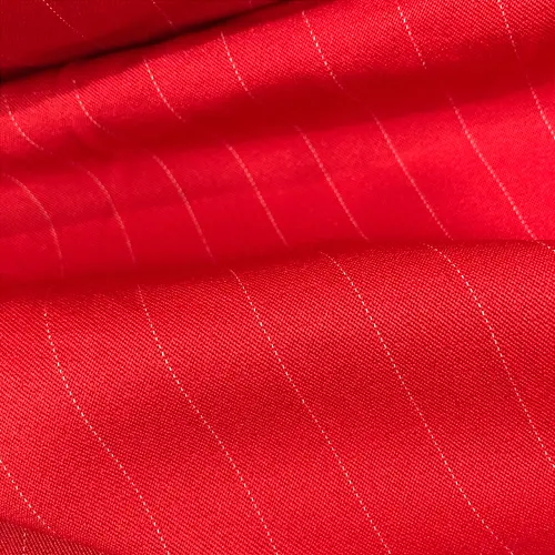 Prada Two Way Risca de Giz - Vermelho - 1,50m de Largura