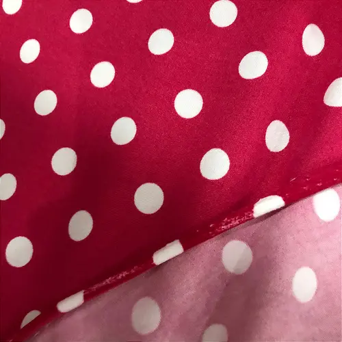 Malha Suede Poá Bolinha 1cm - Rosa Pink - 1,60m de Largura