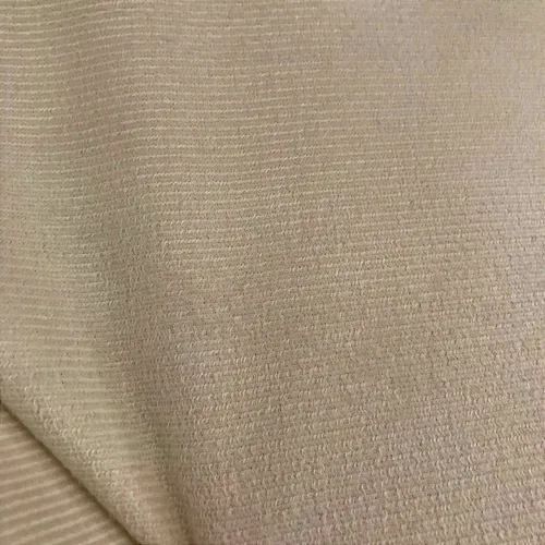 Suede Canelado - Bege Claro - 1,42m de Largura