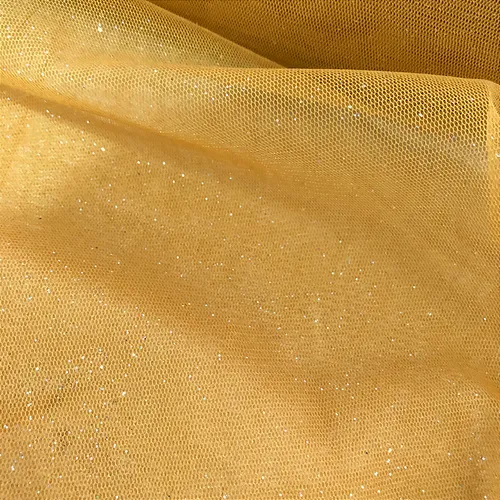 Tule Glitter - Dourado - 1,47m de Largura