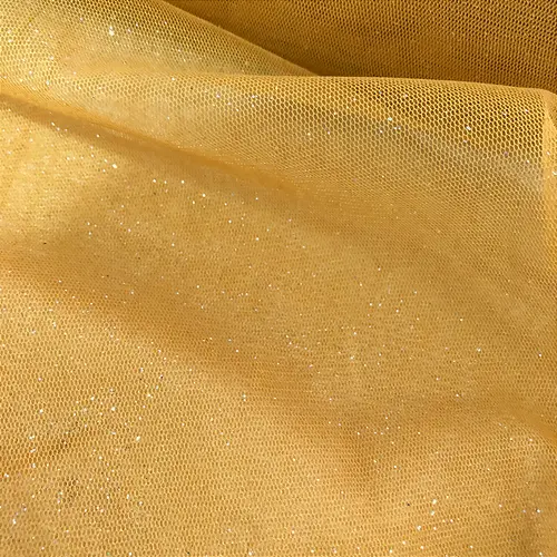 Tule Glitter - Dourado - 1,47m de Largura