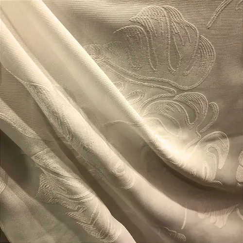 Jacquard Costela de Adão - Creme - 2,80m de Largura
