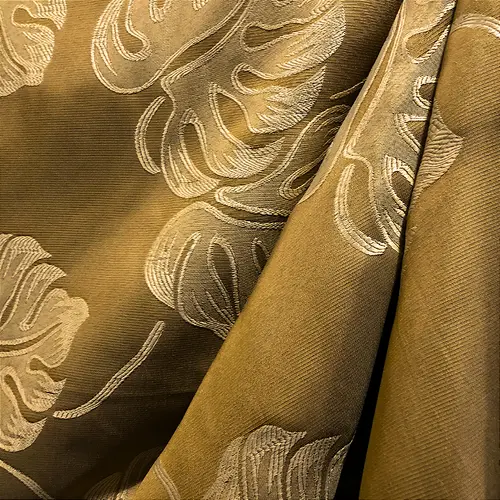 Jacquard Costela de Adão - Dourado - 2,80m de Largura
