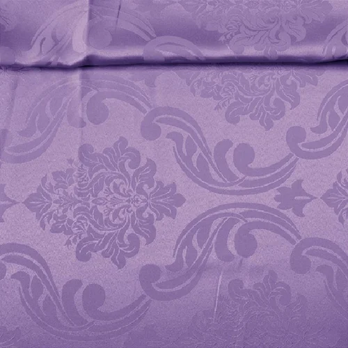 Tecido Jacquard Estampado - Colonial Lilás - 2,80m de Largura