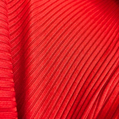 Malha Canelada - Vermelho - 1,50m de Largura