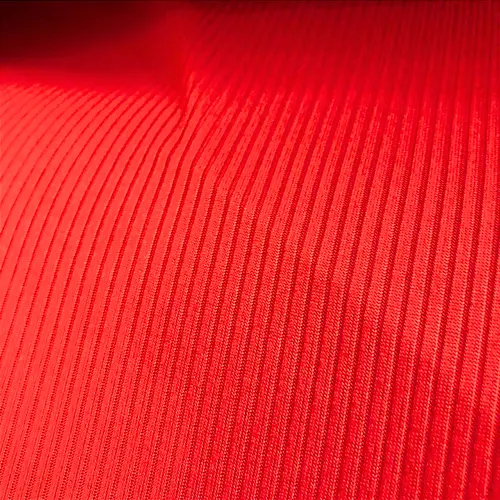 Malha Canelada - Vermelho - 1,50m de Largura