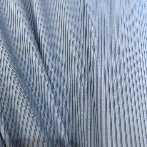Malha Canelada - Azul Bebê - 1,50m de Largura