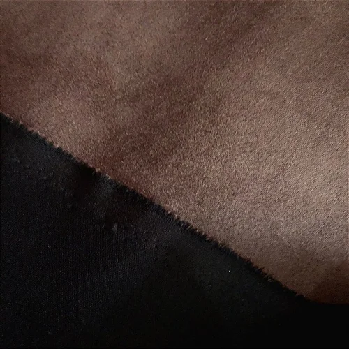 Tecido Suede Scuba - Marrom - 1,50m de Largura