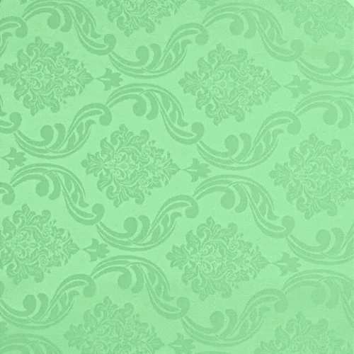 Tecido Jacquard Estampado - Colonial Verde Claro - 2,80m de Largura