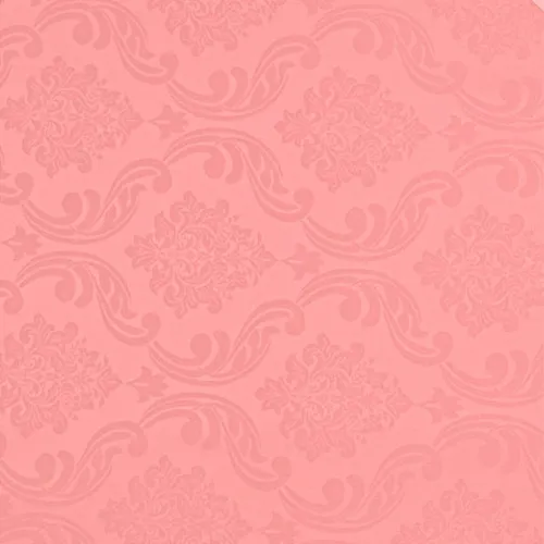 Tecido Jacquard Estampado - Colonial Rosa Bebê - 2,80m de Largura