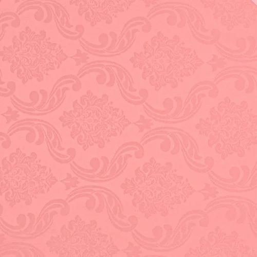 Tecido Jacquard Estampado - Colonial Rosa Bebê - 2,80m de Largura