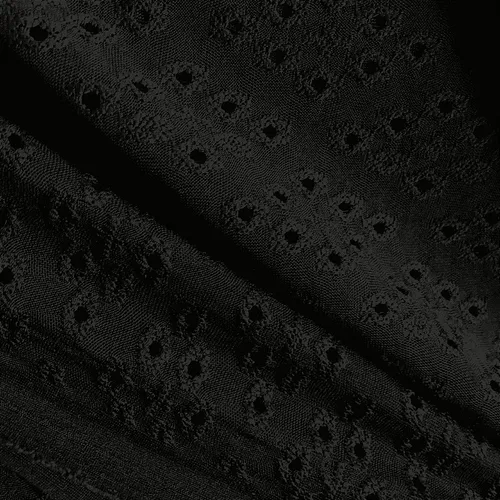 Malha Laise - Preto - 1,60m de Largura