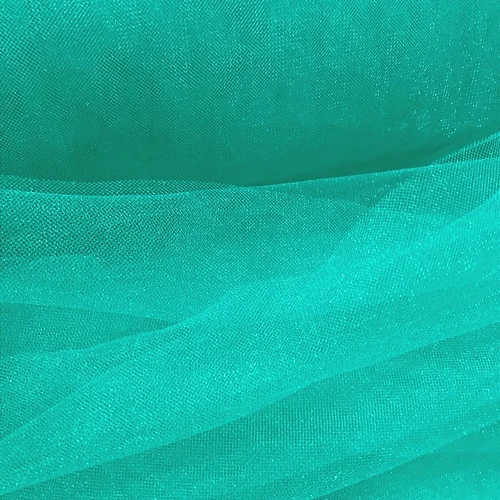 Tecido Tule com Brilho - Verde Tiffany - 3,20m de Largura