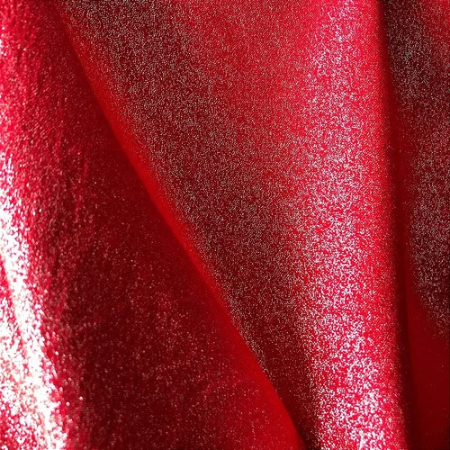 Crepe Air Flow Com Brilho - Vermelho - 1,40m de Largura