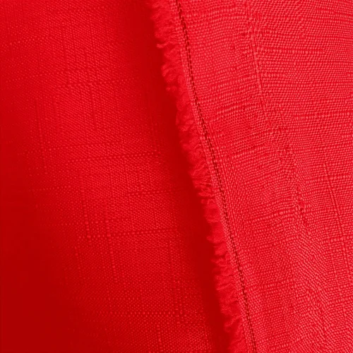 Linho Rústico - Vermelho - 3,00m de Largura