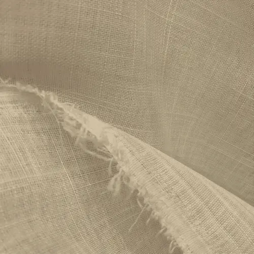 Voil Linho - Bege Creme - 3,00m de Largura